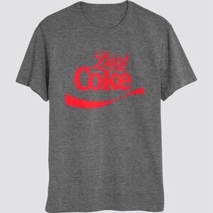 Coca Cola Gray and Red Short Sleeve Tee